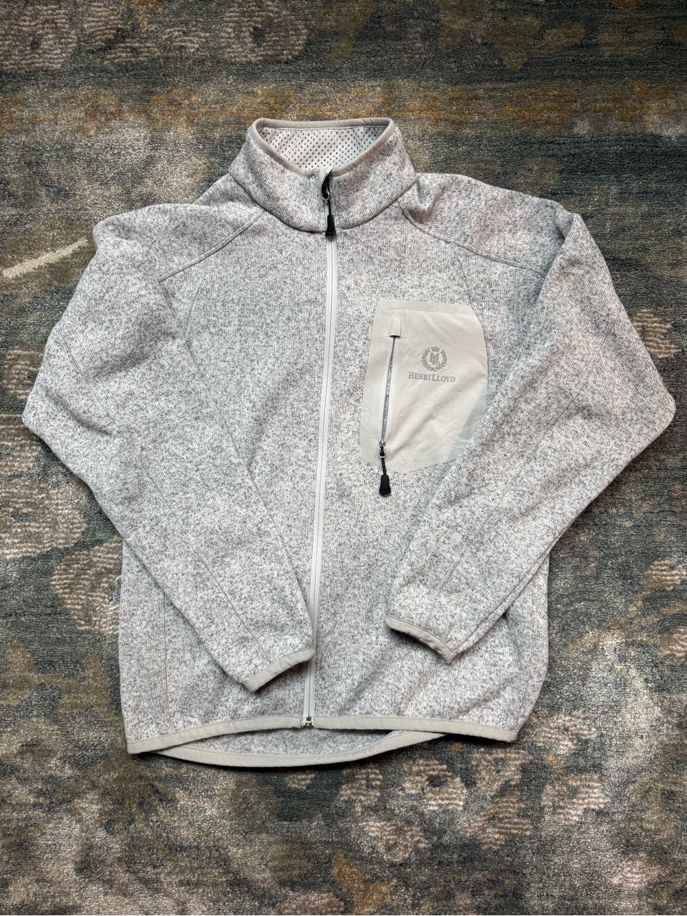 Henri Lloyd Traverse Light Gray Fleece Jacket